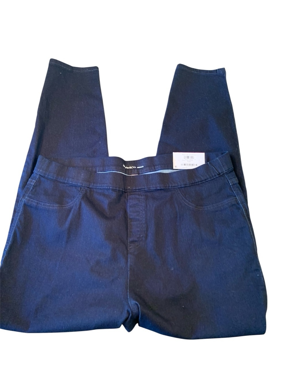 Women’s Navy Blue Stretch Jeans Style &  Co. NWT Size XXL